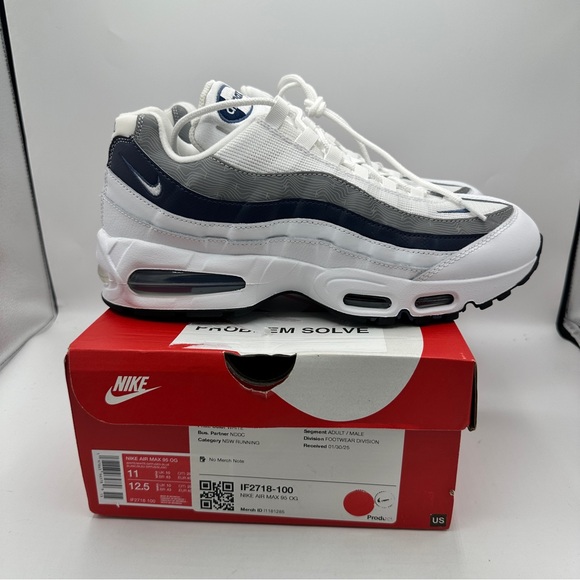 Nike Air Max 95 OG Shoes Diffused Blue White Mens Size 11 IF2718-100 - Picture 1 of 7